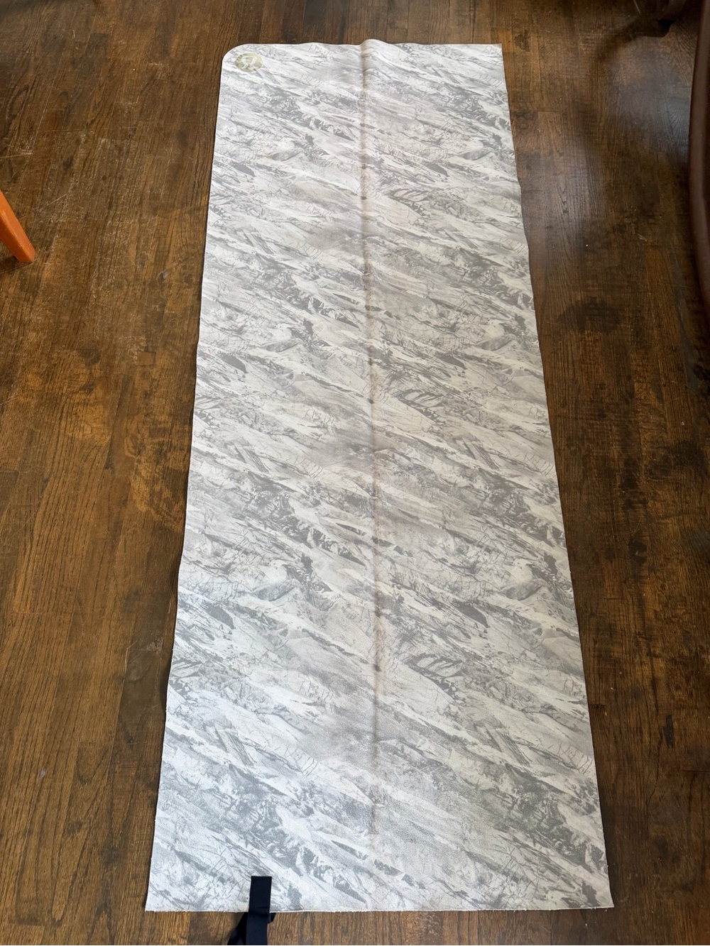 Marbled Gray Yoga Mat Towel by lululemon